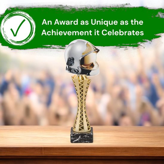 Genoa Firefighter Helmet Trophy