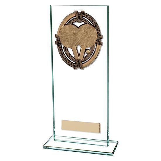 Maverick Legacy Jade Glass Table Tennis Trophy