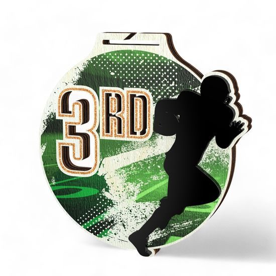 Highgrove Fusion American Football Third Place Bronze Medal