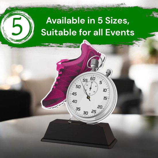 Ostrava Pink Running Shoe Trophy