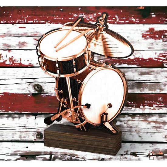 Sierra Classic Drums Real Wood Trophy