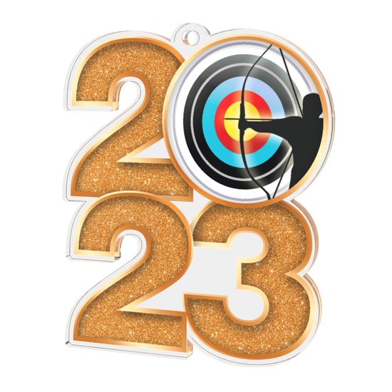 Archery 2023 Acrylic Medal