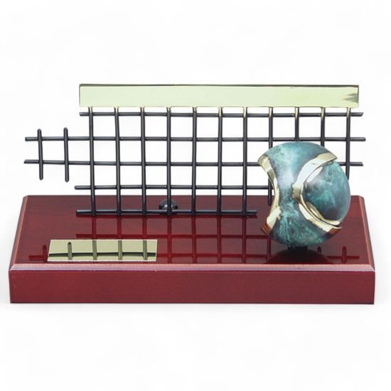 Aragon Tennis Net Handmade Metal Trophy