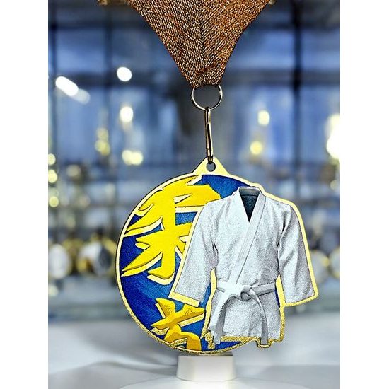Aurum Martial Arts Kimono Stainless Steel Medal