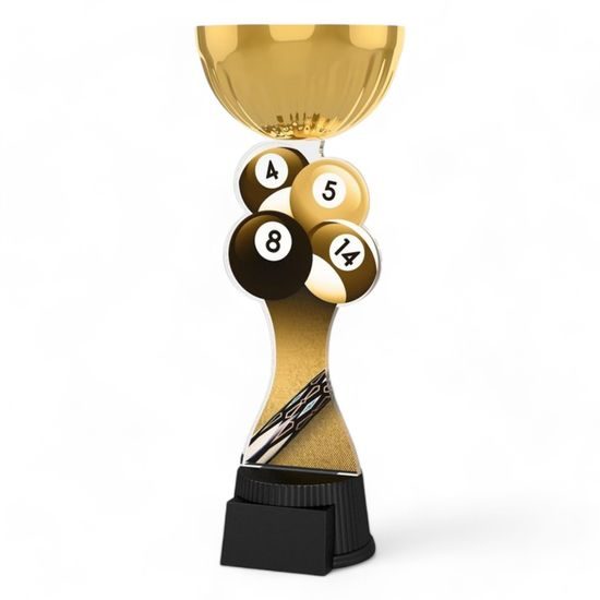 Vancouver Classic Pool Balls Gold Cup Trophy