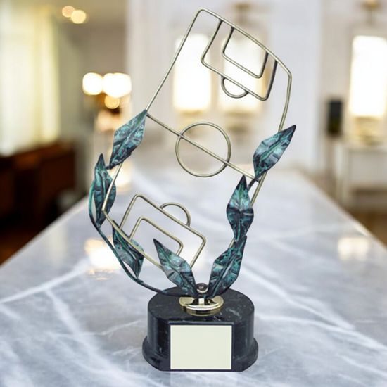 Utrera Football Pitch Handmade Metal Trophy