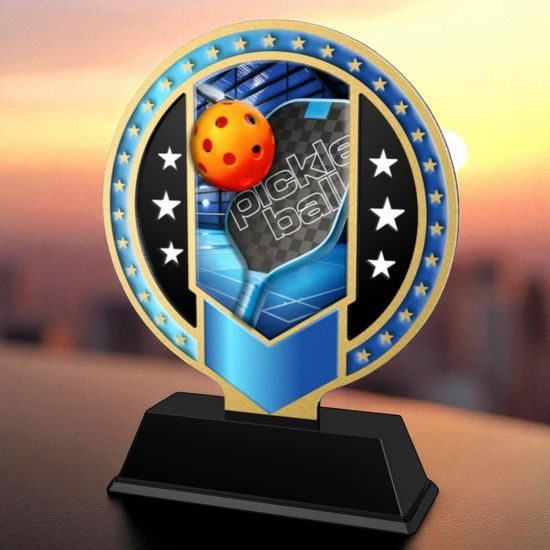 Sentinel Stainless Steel Pickleball Trophy