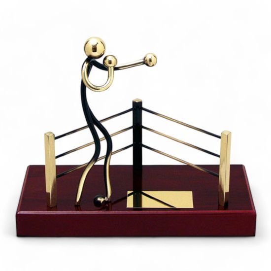 Barcelona Boxing Handmade Metal Trophy