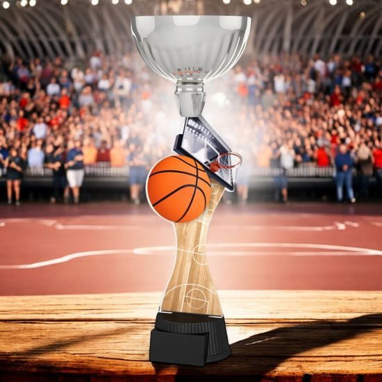 Montreal Basketball Silver Cup Trophy