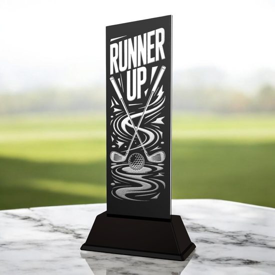 Shadowline Golf Runner Up Trophy – Stainless Steel Award