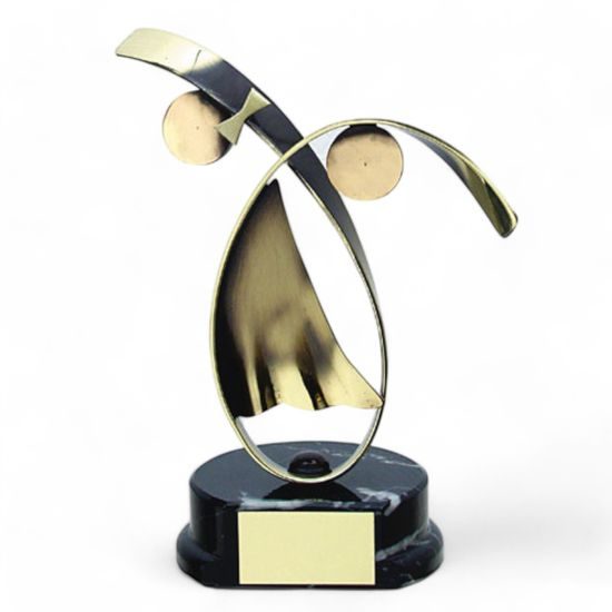 Castille Ballroom Dancing Handmade Metal Trophy