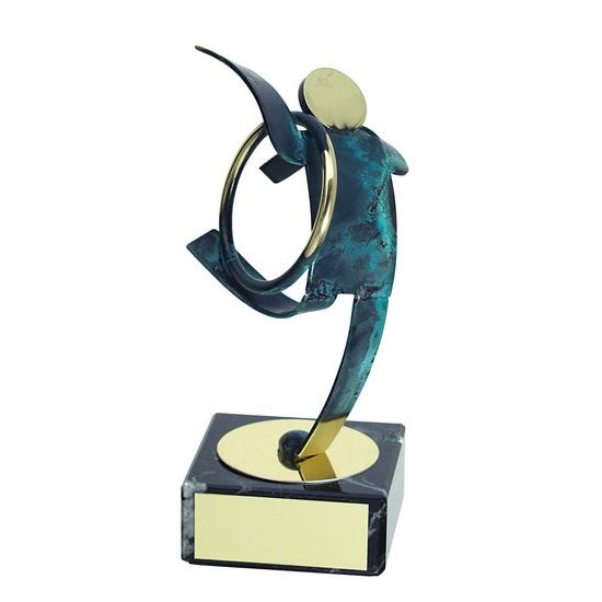 Toledo Rhythmic Gymnastics Handmade Metal Trophy