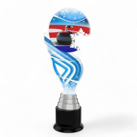 Aspen Curling Snowflake Trophy