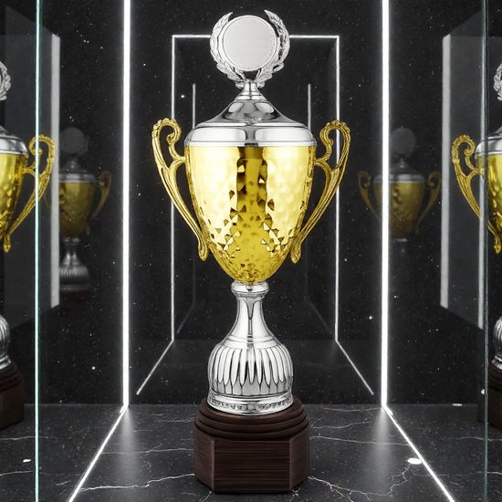 Egerton Silver & Gold Logo Cup