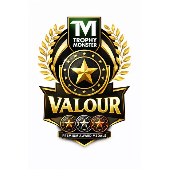 Valour Rifle Shooting Stainless Steel Metal Medal