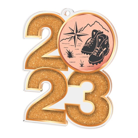 Walking 2023 Acrylic Medal