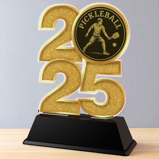 Pickleball Male Player 2025 Trophy