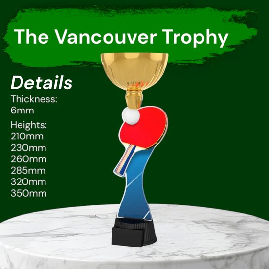 Vancouver Table Tennis Gold Cup Trophy