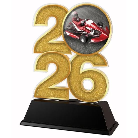 Go Karting Year Trophy – Award with Year Selection