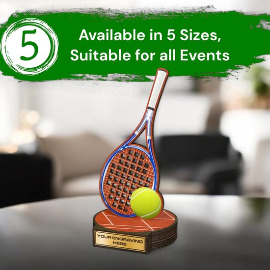 Grove Tennis Real Wood Trophy