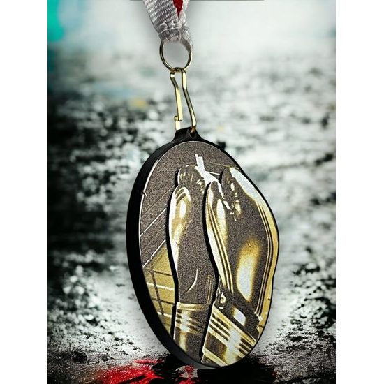 Rincon Classic Boxing Black Acrylic Medal