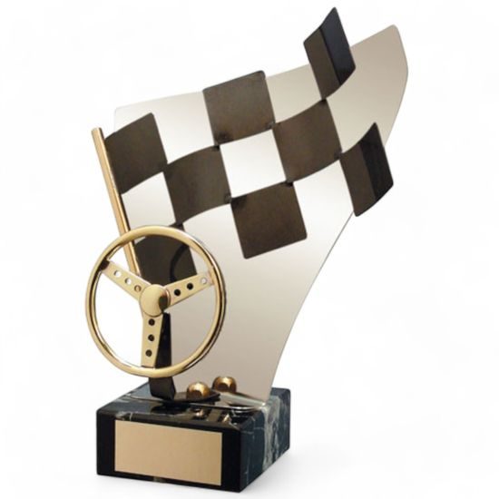 Guadarrama Motorsports Wheel Handmade Metal Trophy