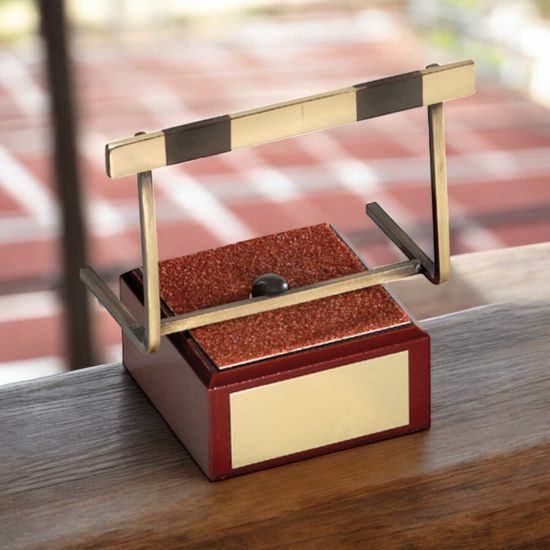 Leon Hurdles Handmade Metal Trophy