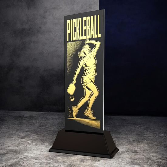 Shadowline Pickleball Ladies Trophy – Stainless Steel Award