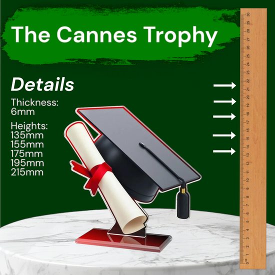 Cannes School Graduation Trophy