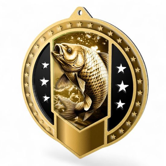 Sentinel Classic Carp Fishing Stainless Steel Medal