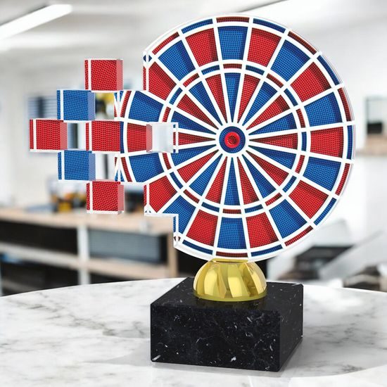 Techspire Electric Darts Acrylic Trophy
