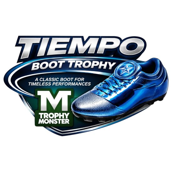 Tiempo Heavyweight Boot Trophy – Blue & Silver