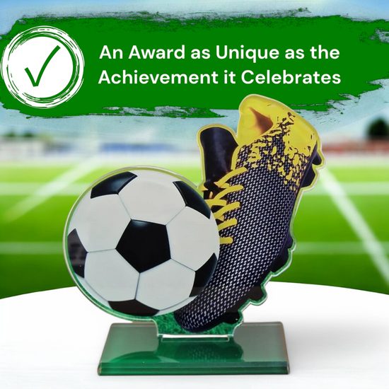 Cannes Football Ball & Boot Trophy