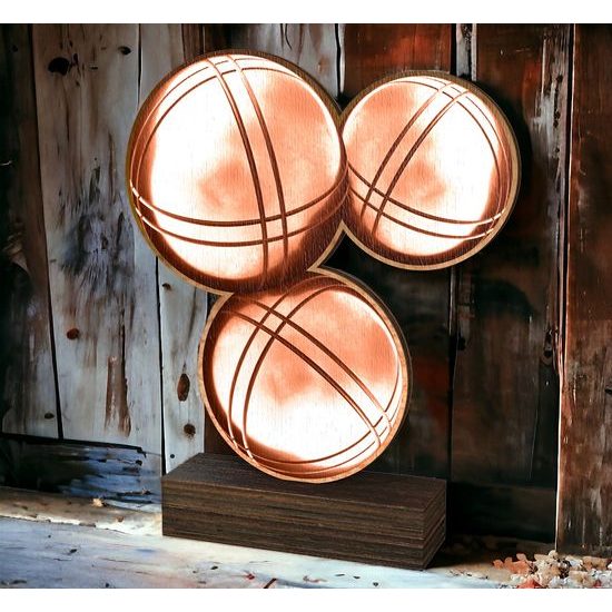 Sierra Classic Petanque Real Wood Trophy