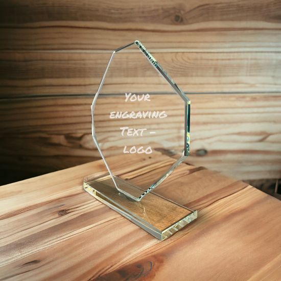 Aldine Engraved Glass Award