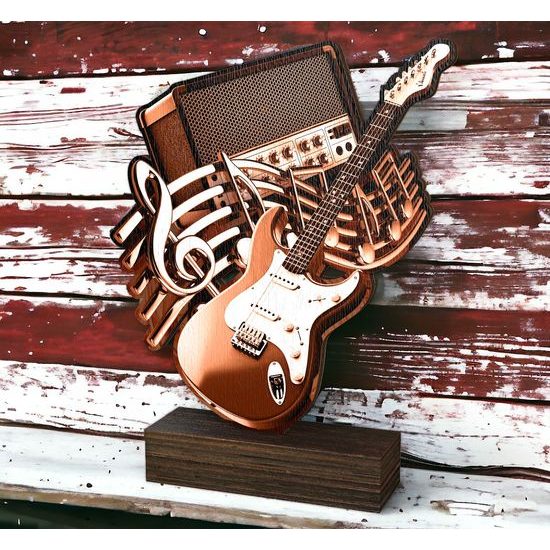 Sierra Classic Electric Guitar Real Wood Trophy