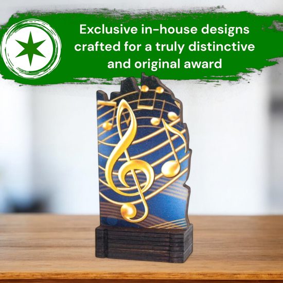 Shard Music Eco Friendly Wooden Trophy