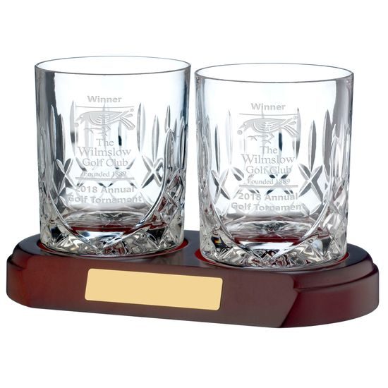Whisky Glass ¾ Cut Crystal (Base not included)