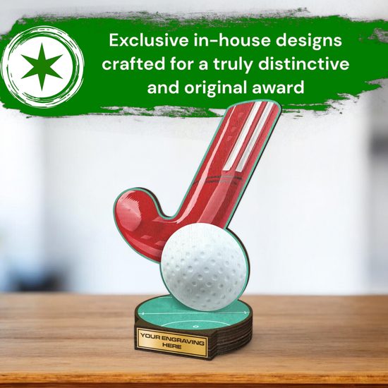 Grove Hockey Real Wood Trophy