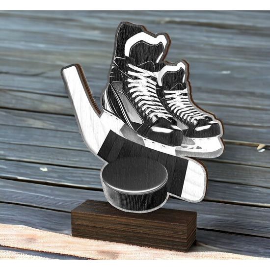 Sierra Classic Ice Hockey Real Wood Trophy