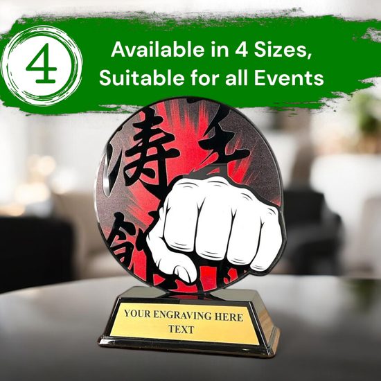 Roswell Martial Arts Fist Trophy