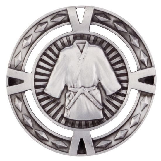 V-Tech Martial Arts Silver Medal 60mm