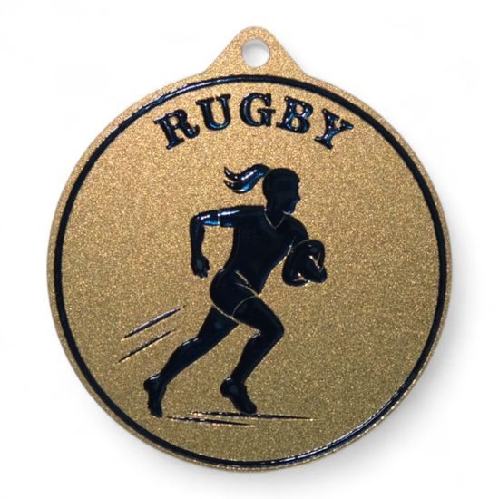 Quantum Women's Rugby Stainless Steel Medal