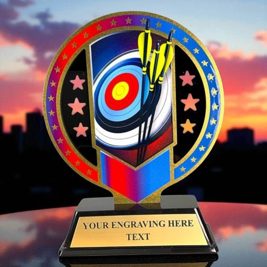 Sentinel Stainless Steel Archery Trophy