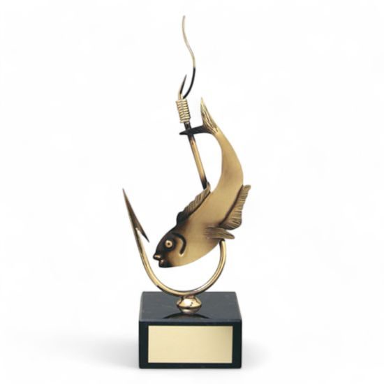 Paradas Fishing Handmade Metal Trophy