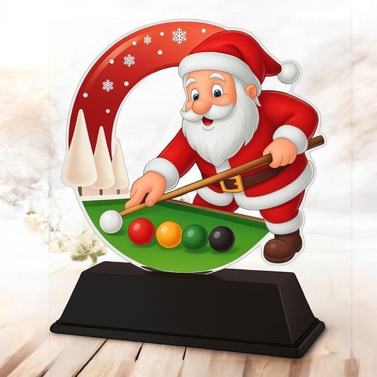 Santa Snooker Christmas Trophy