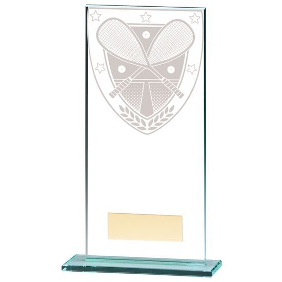 Millennium Jade Glass Squash Trophy