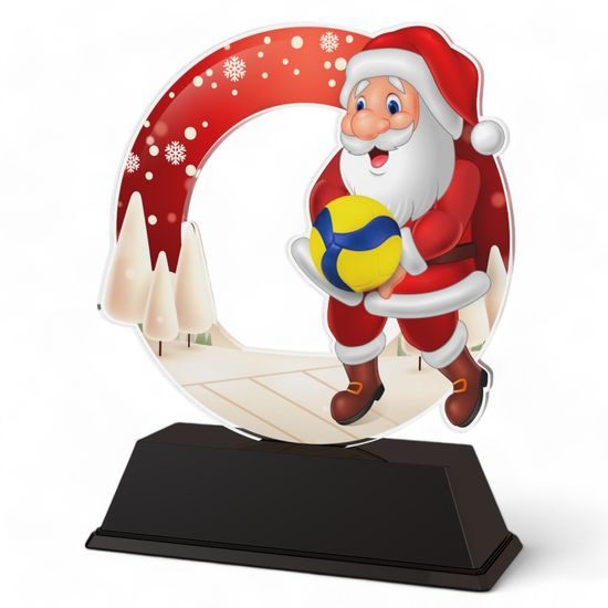 Santa Volleyball Christmas Trophy