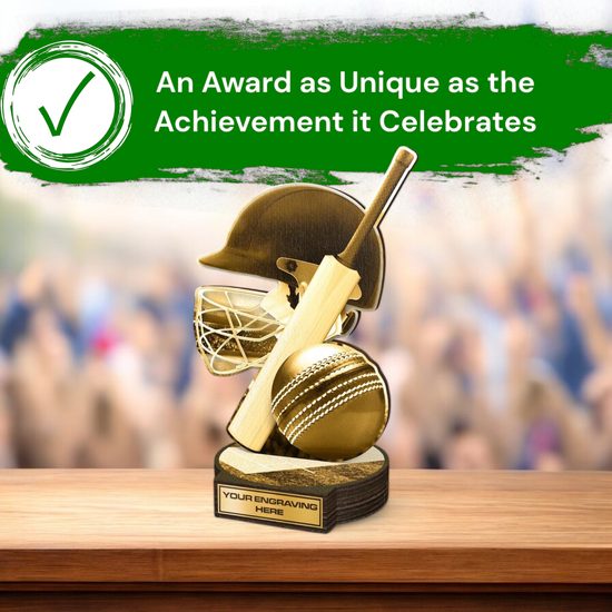Grove Classic Cricket Real Wood Trophy