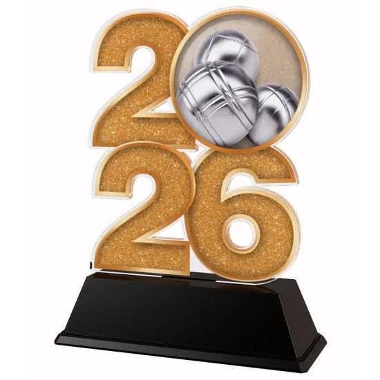 Petanque Year Trophy – Sports Award with Year Selection